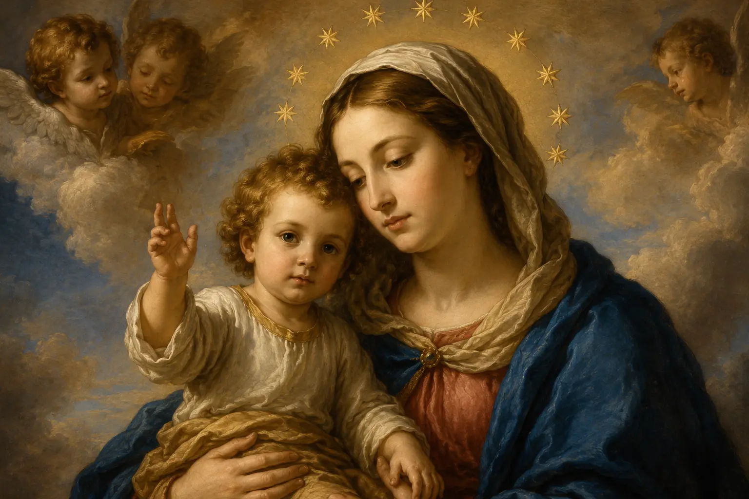 The Virgin Mary with Jesus – the Assumption, the Immaculate Conception and the Virgin Birth